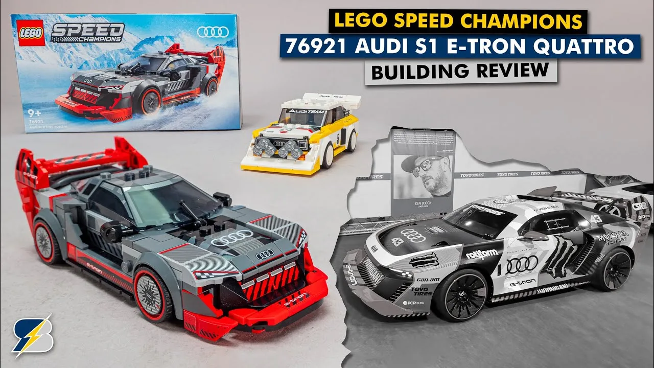 LEGO Speed ​​Champions 76921 Examen détaillé du bâtiment de l’Audi S1 ​​e-tron quattro