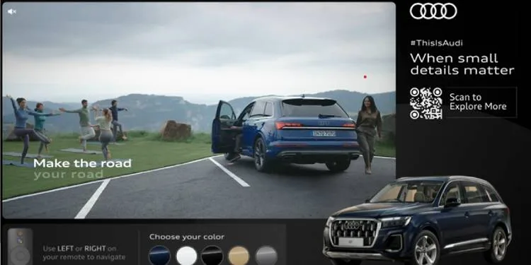 Audi India s’associe à PhD Media et à la campagne CTV interactive de Huella pour lancer Q7 Facelift