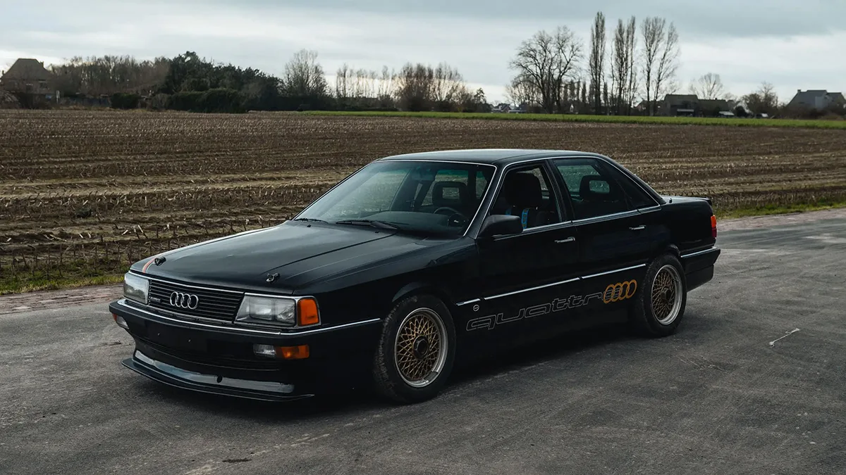 Cette Audi 1986, qui a établi un record, est maintenant mise aux enchères