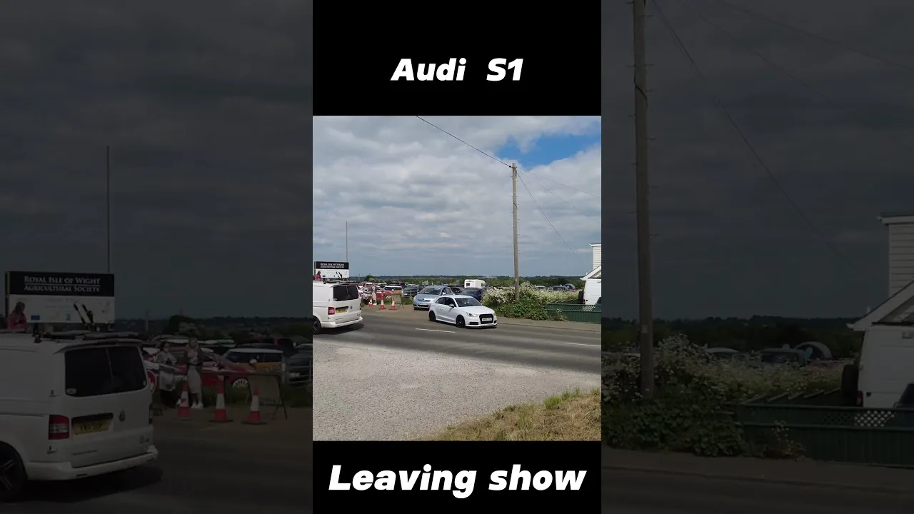 Audi S1 ​​quittant l’île de Wight Takeover 2023