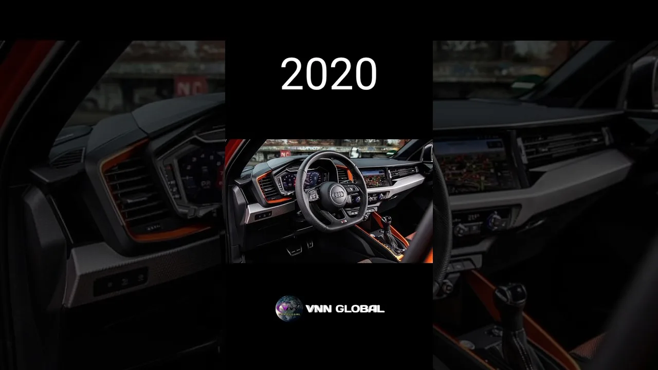 Evolution de l’intérieur de l’Audi A1 (2010-2024) #shorts