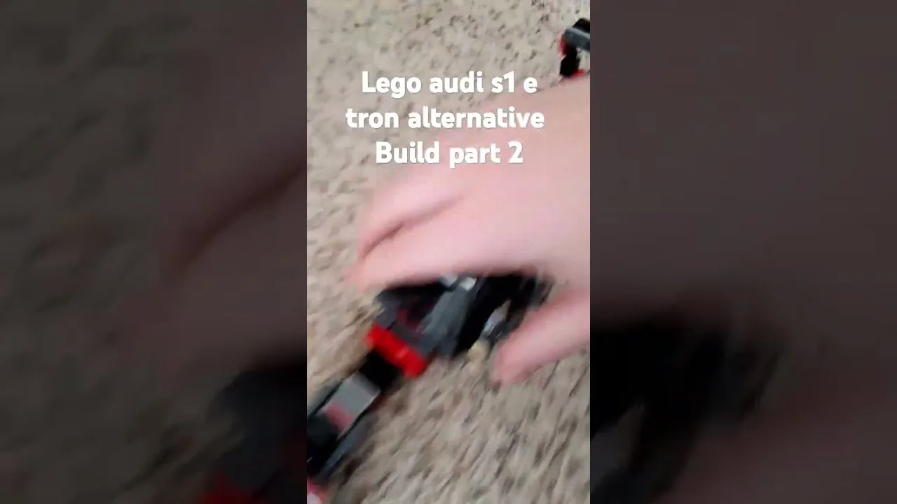 Lego audi s1 e-tron quattro alternative build part 2