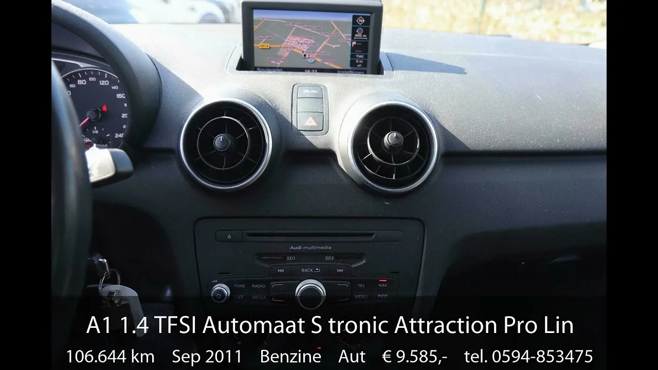 Audi A1 1.4 TFSI Automatic S Tronic Attraction Pro Line Climatisation | NAV | LMV | Multif. Volant