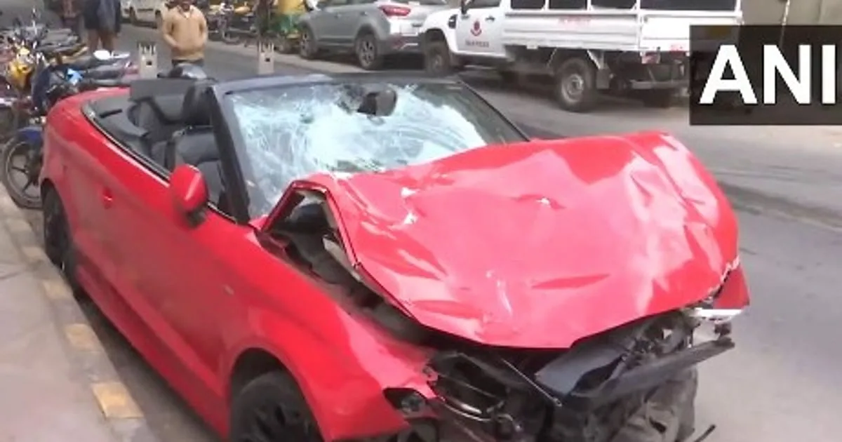 Le pilote d’Audi «  Reckless  » claque Scoty, blessant deux étudiants à Delhi