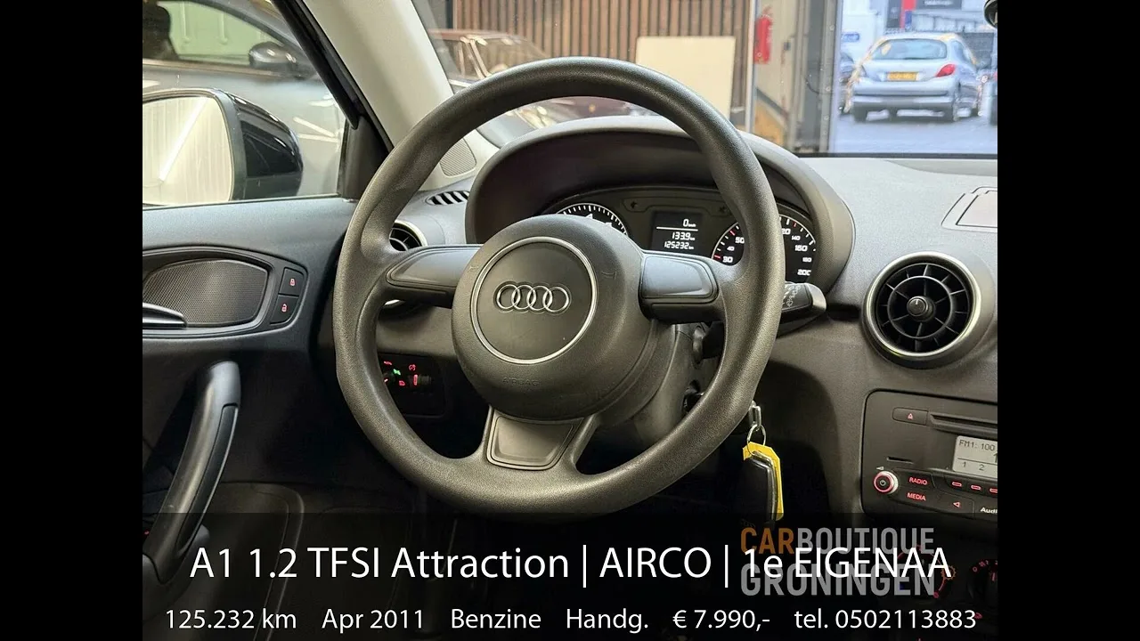 Audi A1 1.2 TFSI Attraction | CLIMATISATION | 1er PROPRIÉTAIRE | PRÊT À FONCTIONNER