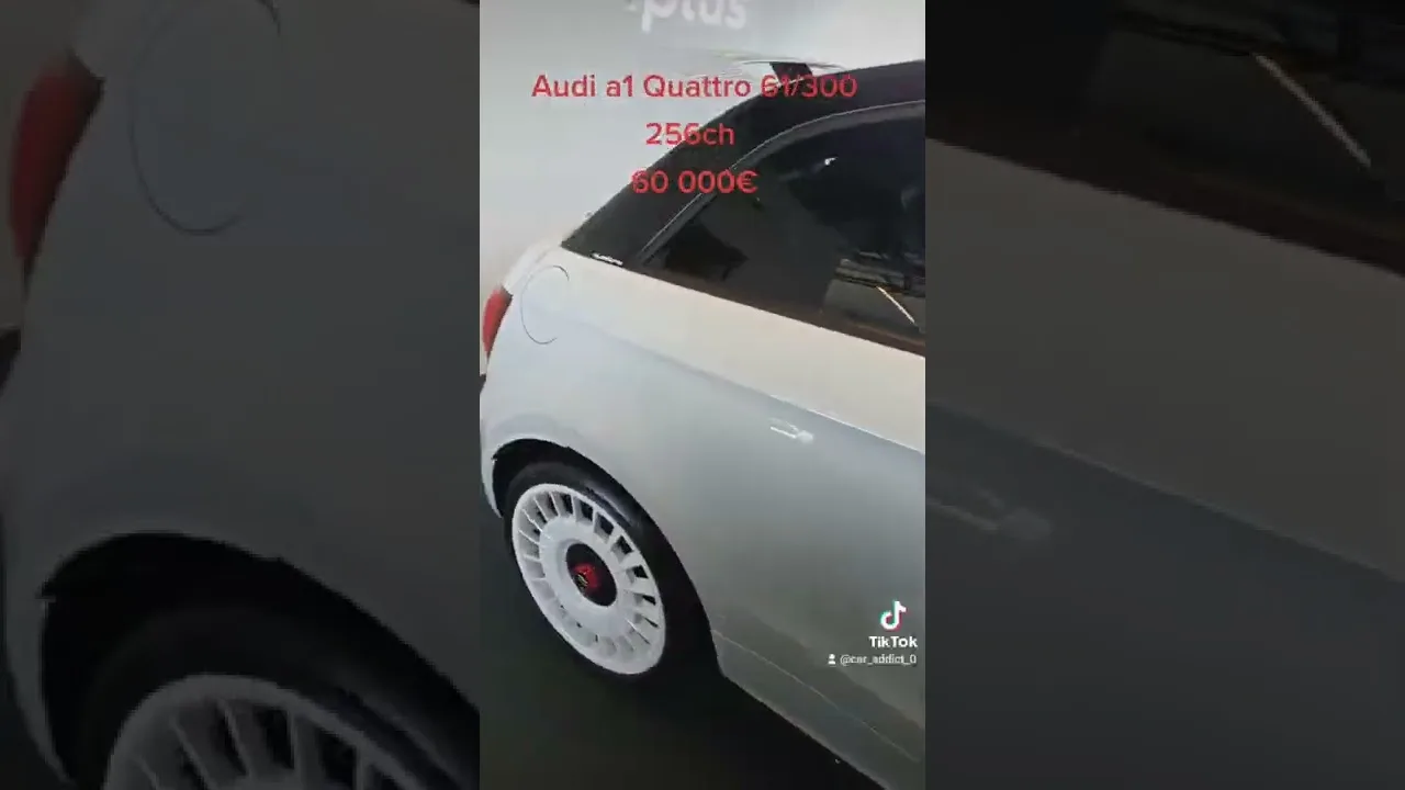 incroyable 😍😍!! Audi a1 Quattro limité a 300 exemplaires