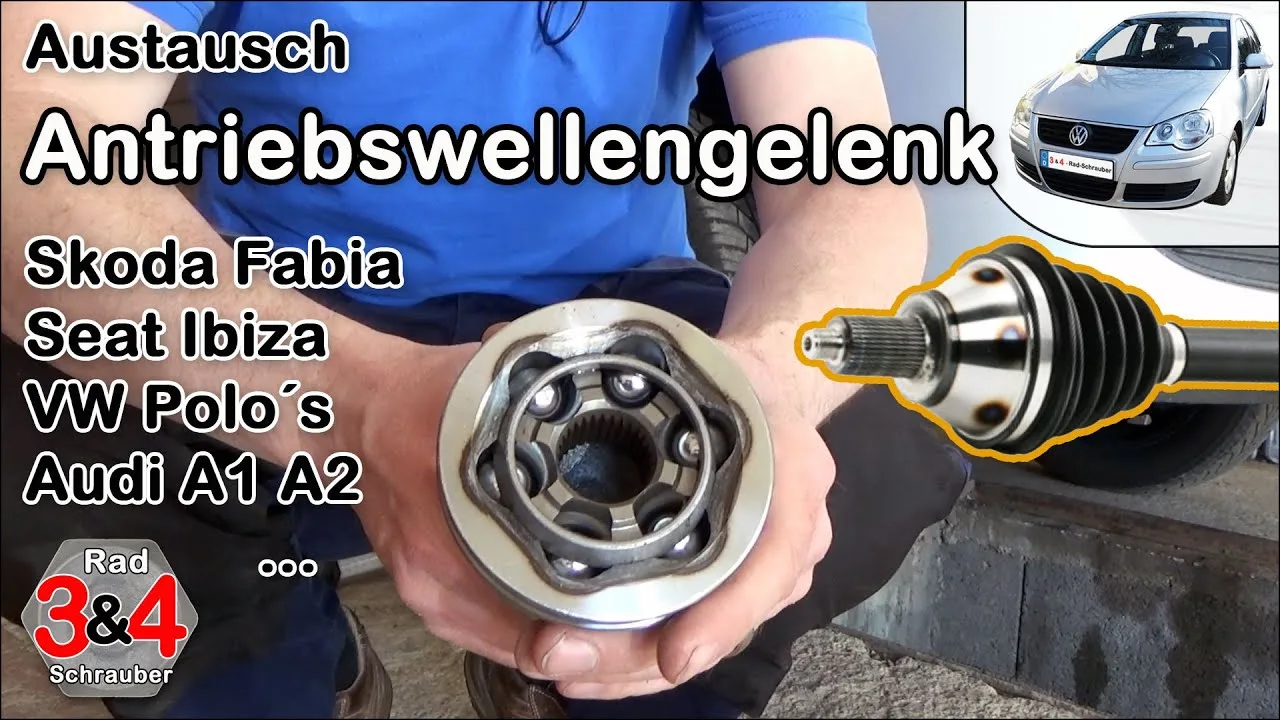 Joint d’arbre de transmission pour VW Polo, Skoda Fabia, Seat Ibiza, Audi A1 A2, manchette d’arbre de transmission