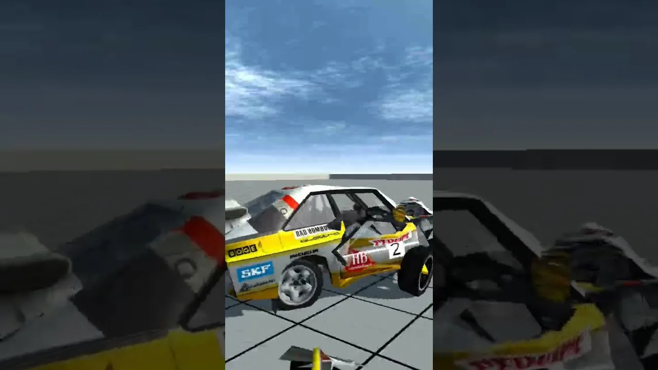 Audi S1 Quattro mod for simple car crash
