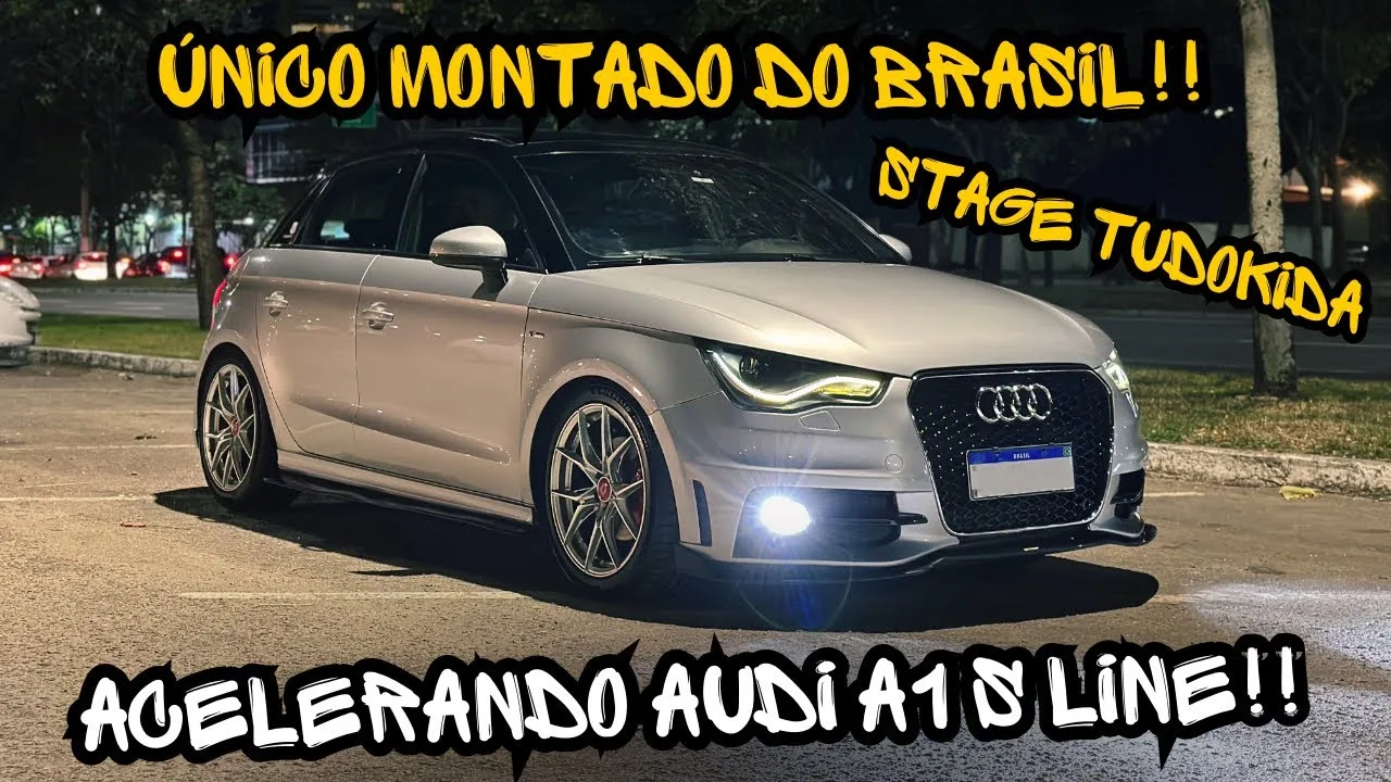 ACCÉLÉRATION DU SUPERCHARGEUR AUDI A1 S LINE 1.4T !! *Assemblé uniquement au Brésil* 🚀