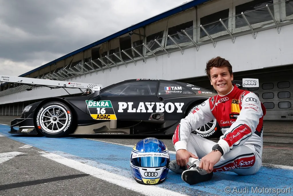 L’Audi RS 5 DTM d’Adrien Tambay aux couleurs de Playboy en 2014