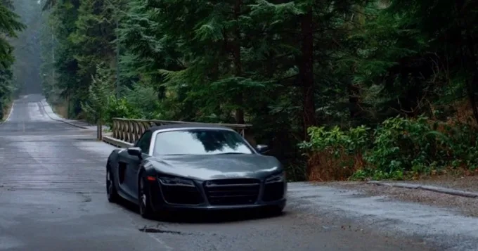 L’Audi R8 Spyder dans le film 50 Shades of Grey