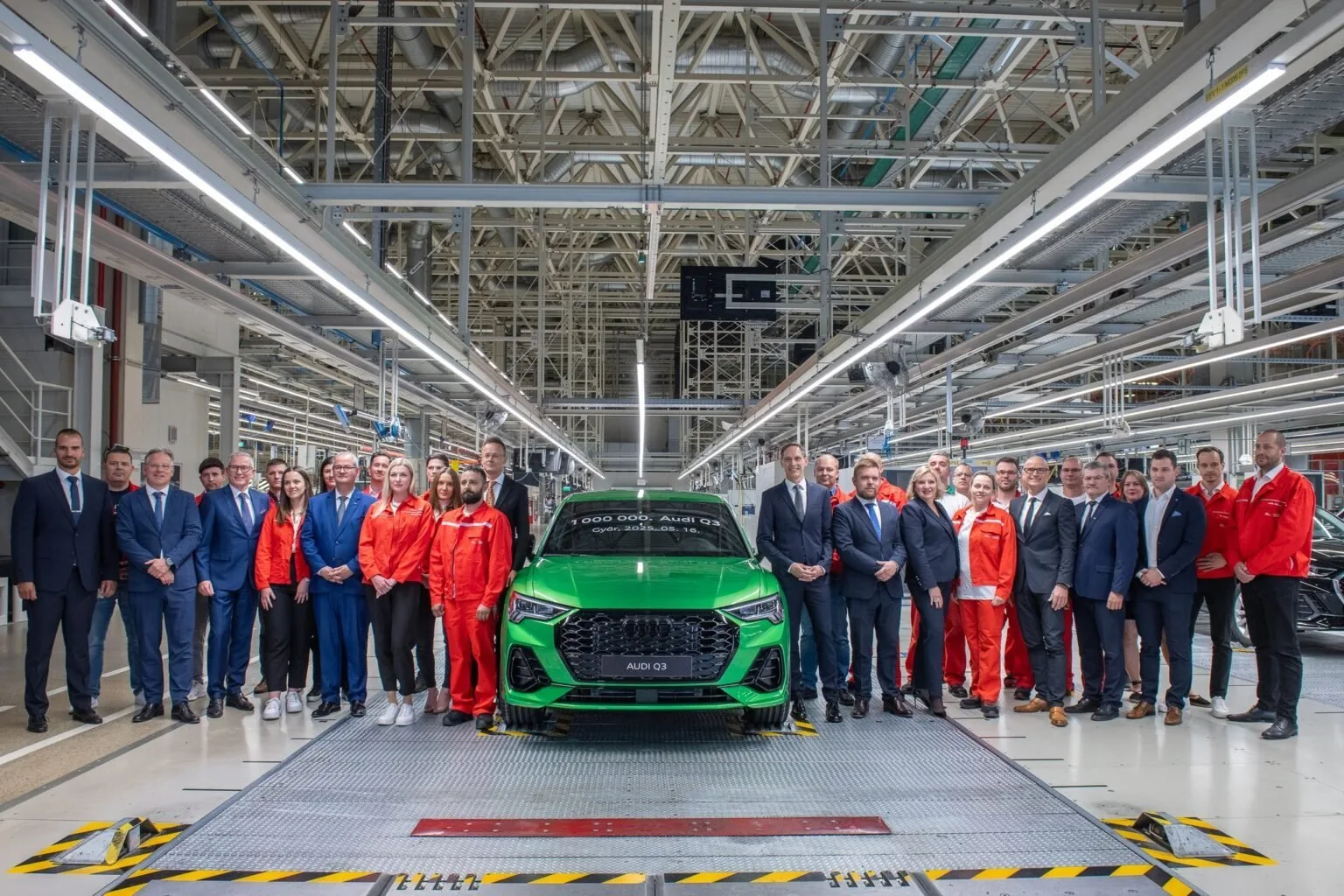 Audi marque le troisième trimestre et élargit le partenariat stratégique avec la Hongrie