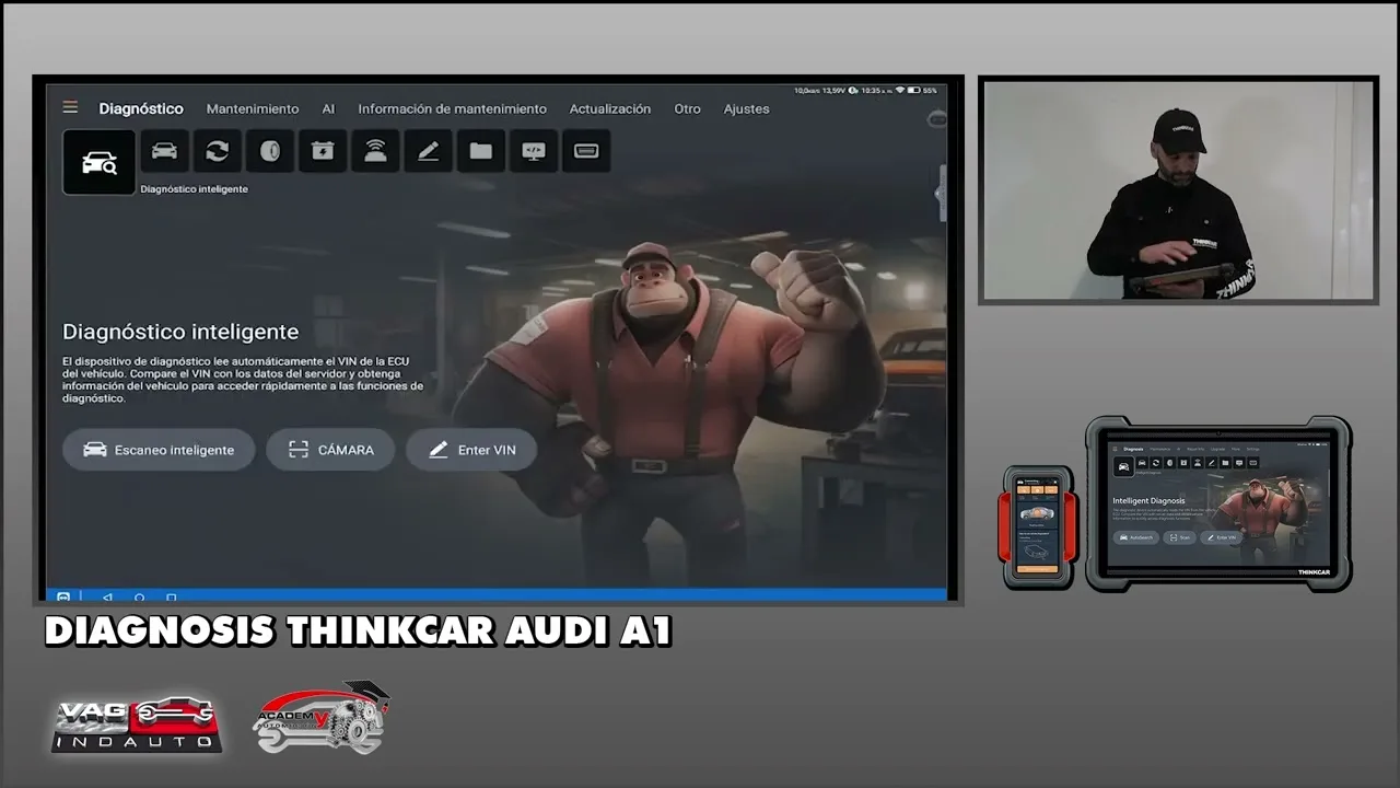 SAT Diagnostic Thinkcar Audi A1 3.0 TFSI