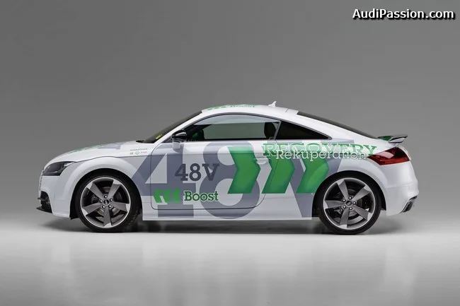 Audi TT hybride 48 volts de Schaeffler et son groupe motopropulseur automobile du futur