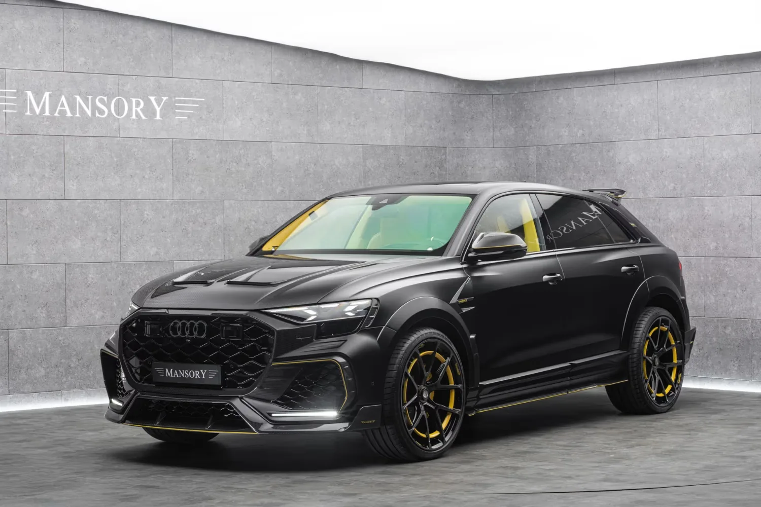 Mansory transforme l’Audi RS Q8 en SUV avec 986 ch et beaucoup de jaune.