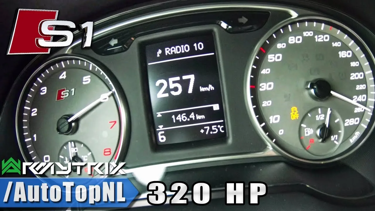 320HP AUDI S1 2.0 TFSI ACCÉLÉRATION ET VITESSE DE POINTE 0-257 km/h par AutoTopNL