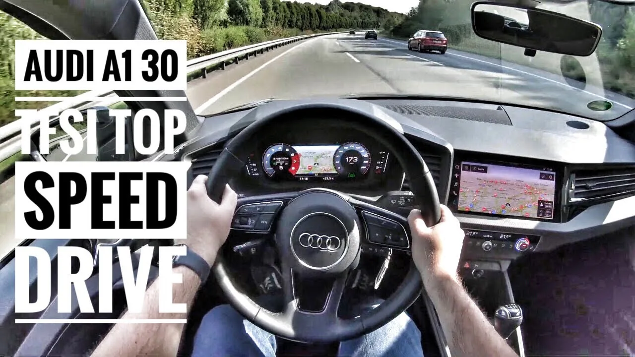 Audi A1 30 TFSI (2019) | POV Drive sur l’autoroute allemande – Top Speed ​​Drive