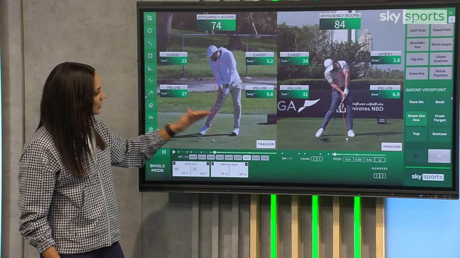 AUDI Performance Zone: Scottie Scheffler et Rory McIlroy’s Swings comparées! – Sky Sports