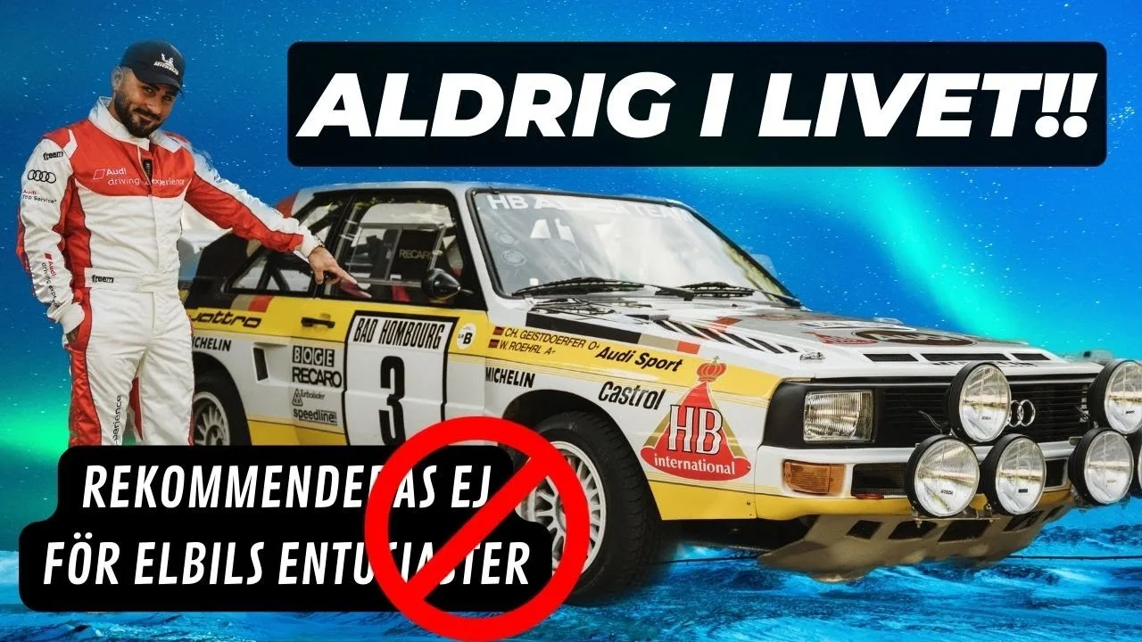 Je conduis 5 millions de SEK sur la glace ! Audi S1 ​​​​Pikes Peak. Qu’en pense Stig Blomqvist ?