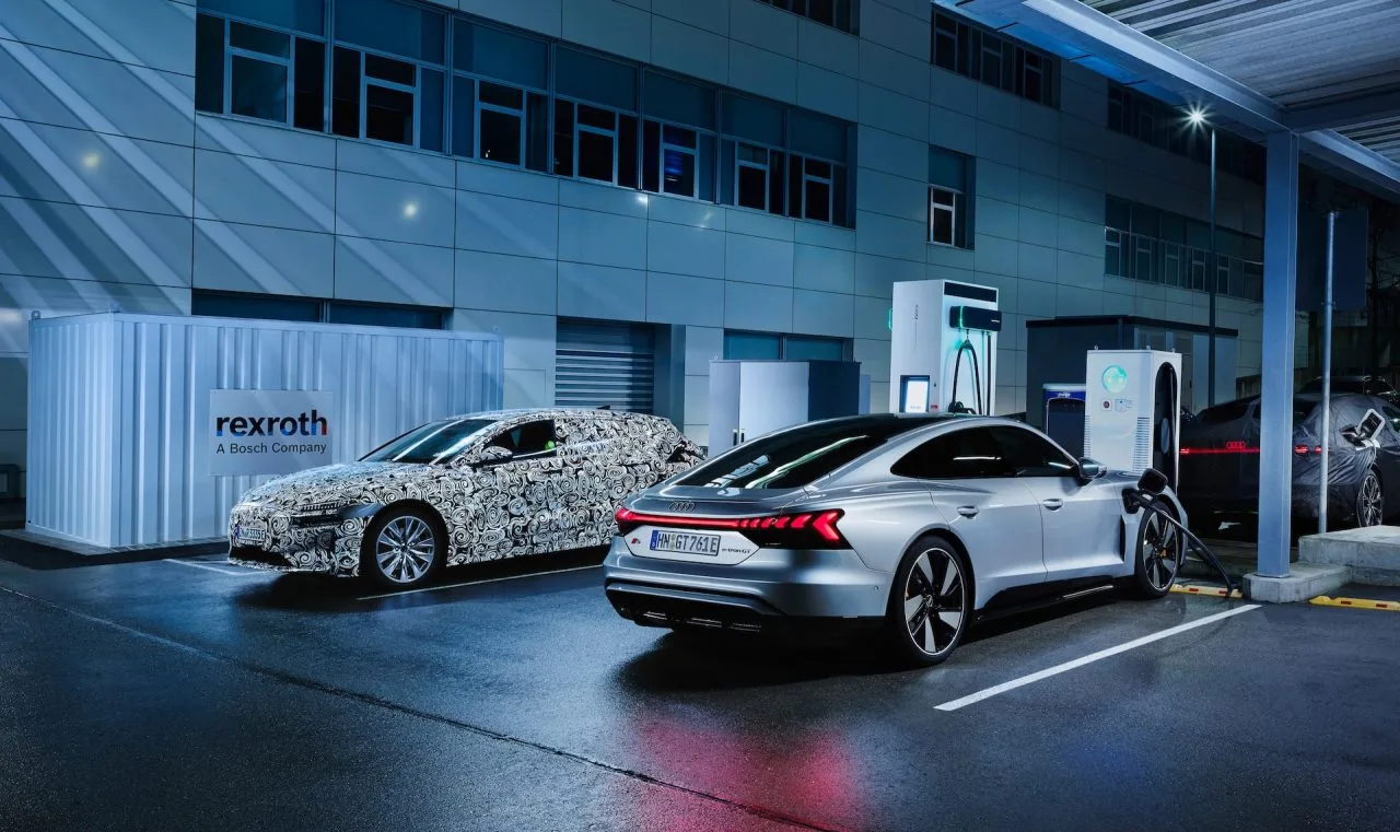 Audi fait ses débuts sur son nouveau simulateur de charge à Ingolstadt