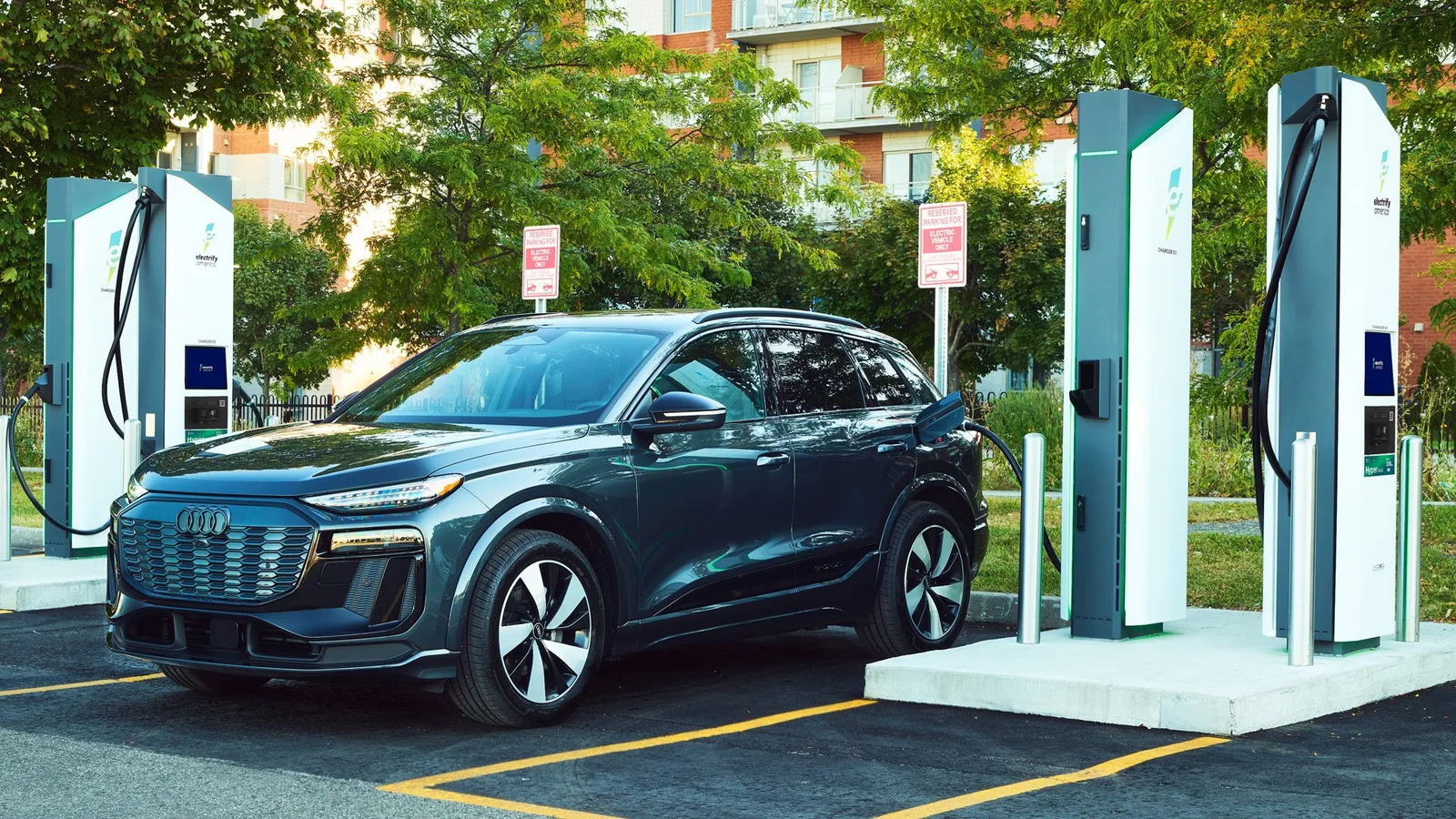 Le Q6 E-tron d’Audi comprend une charge gratuite