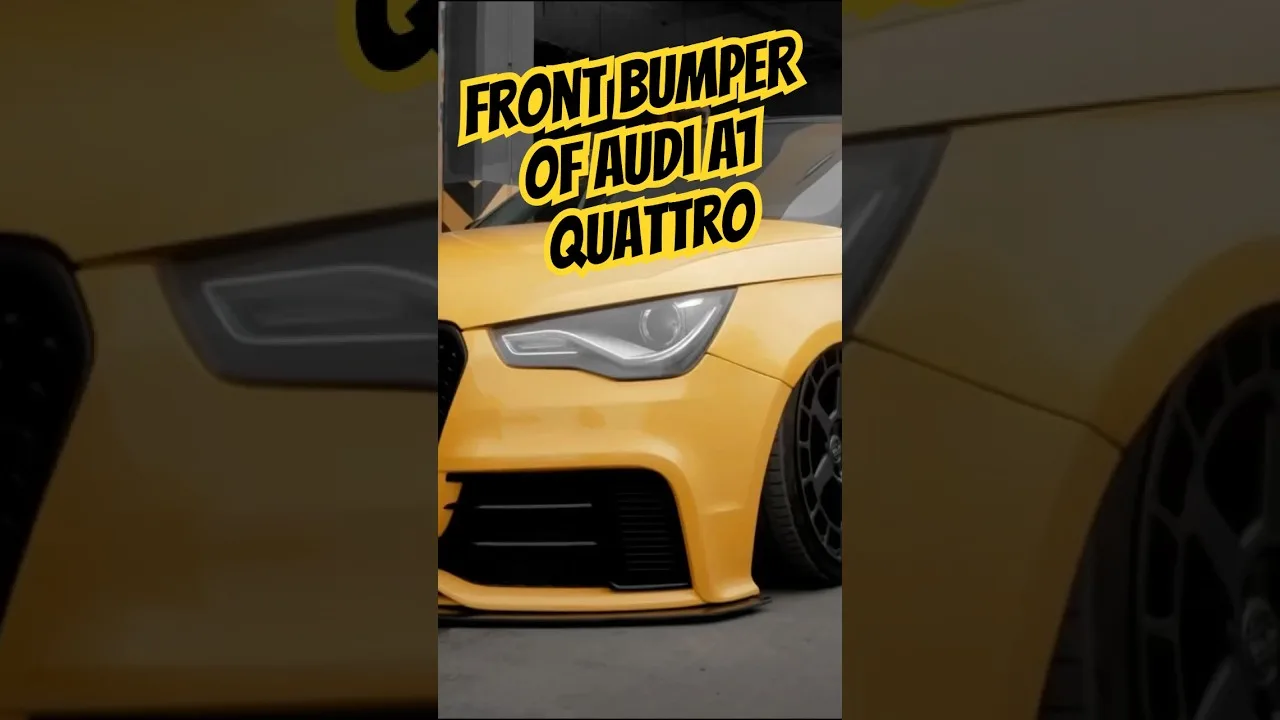 Front bumper of Audi A1 Quattro (One of 333)👀🤤