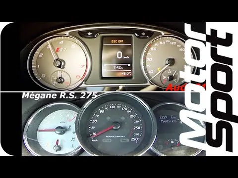 0-245 km/h : Audi S1 ​​vs Megane RS 275 (Sport automobile)
