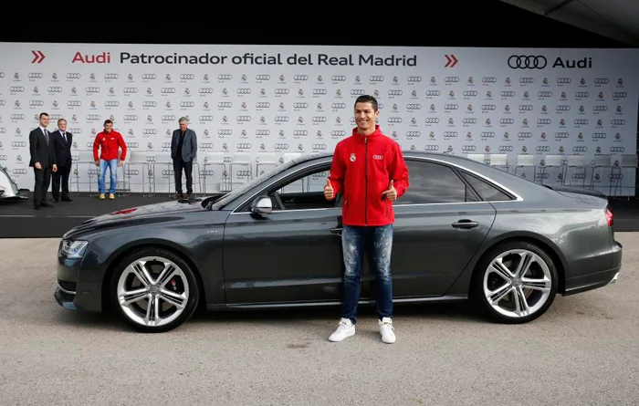 Real Madrid : Les voitures Audi des joueurs