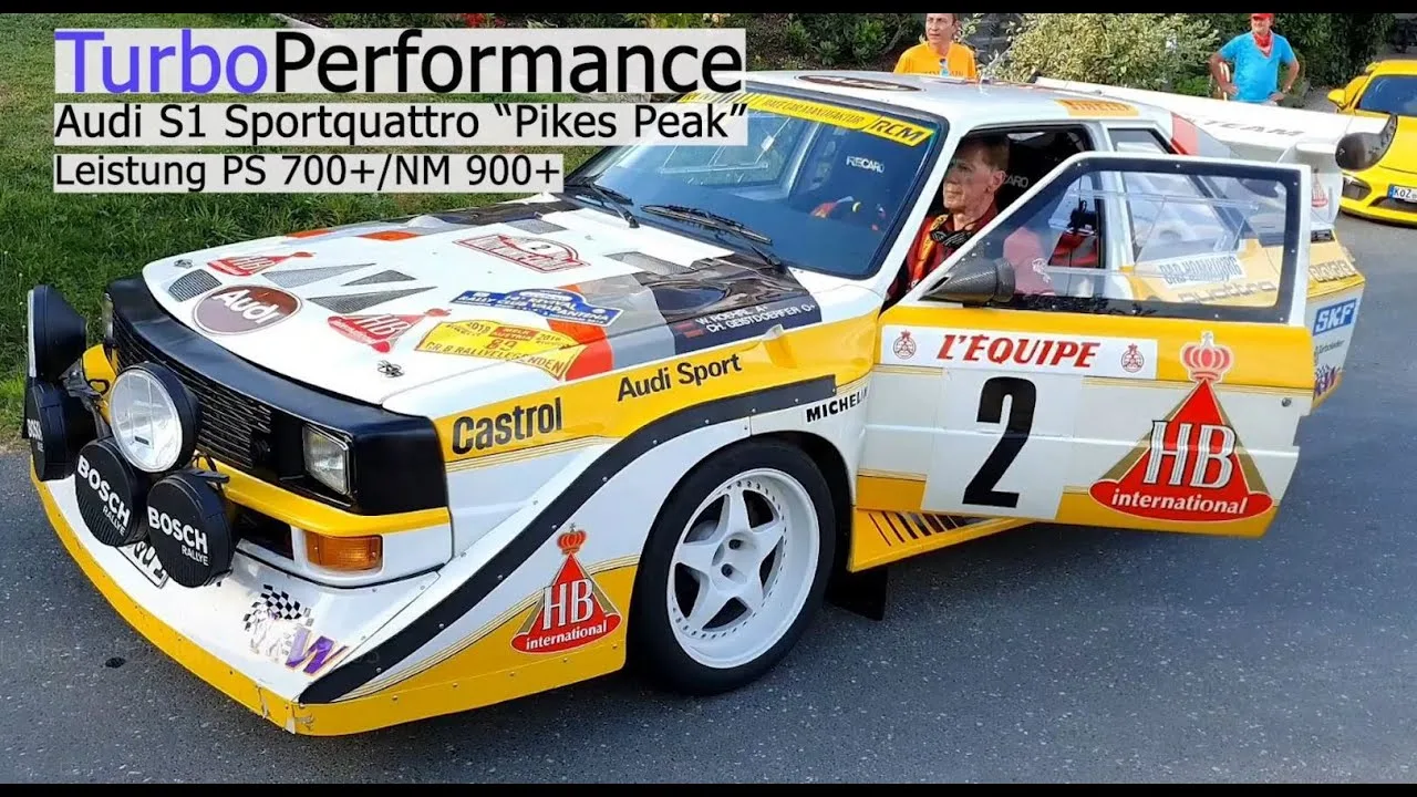Walter Röhrl dans l’Audi S1 ​​​​Sportquattro TurboPerformance de plus de 700 ch 😲🚗💨💥