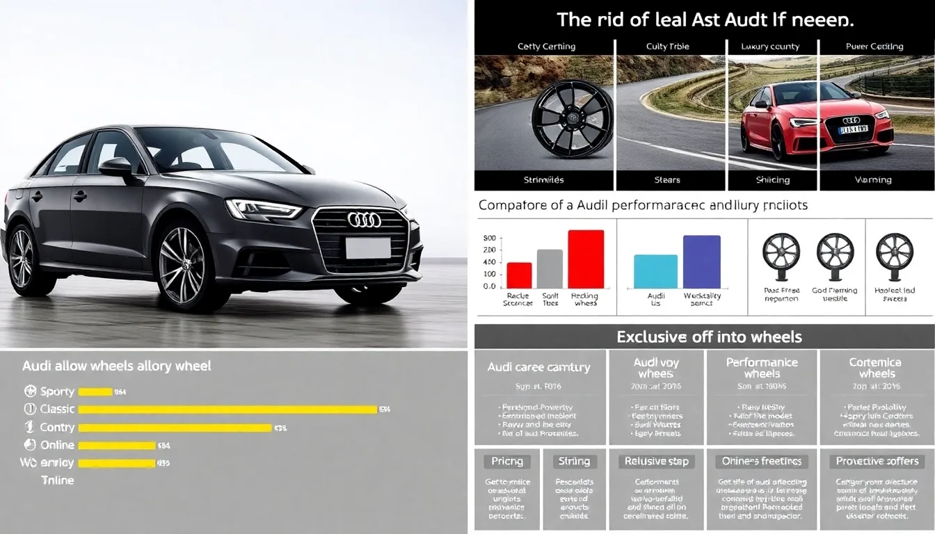 Jante alu Audi : Guide complet pour choisir la meilleure jante pour votre voiture