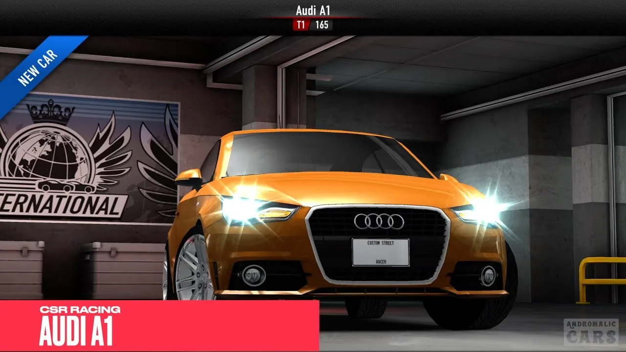 AUDI A1 – CSR Racing (iOS, iPados / Android) Commentaire de la révision de la voiture