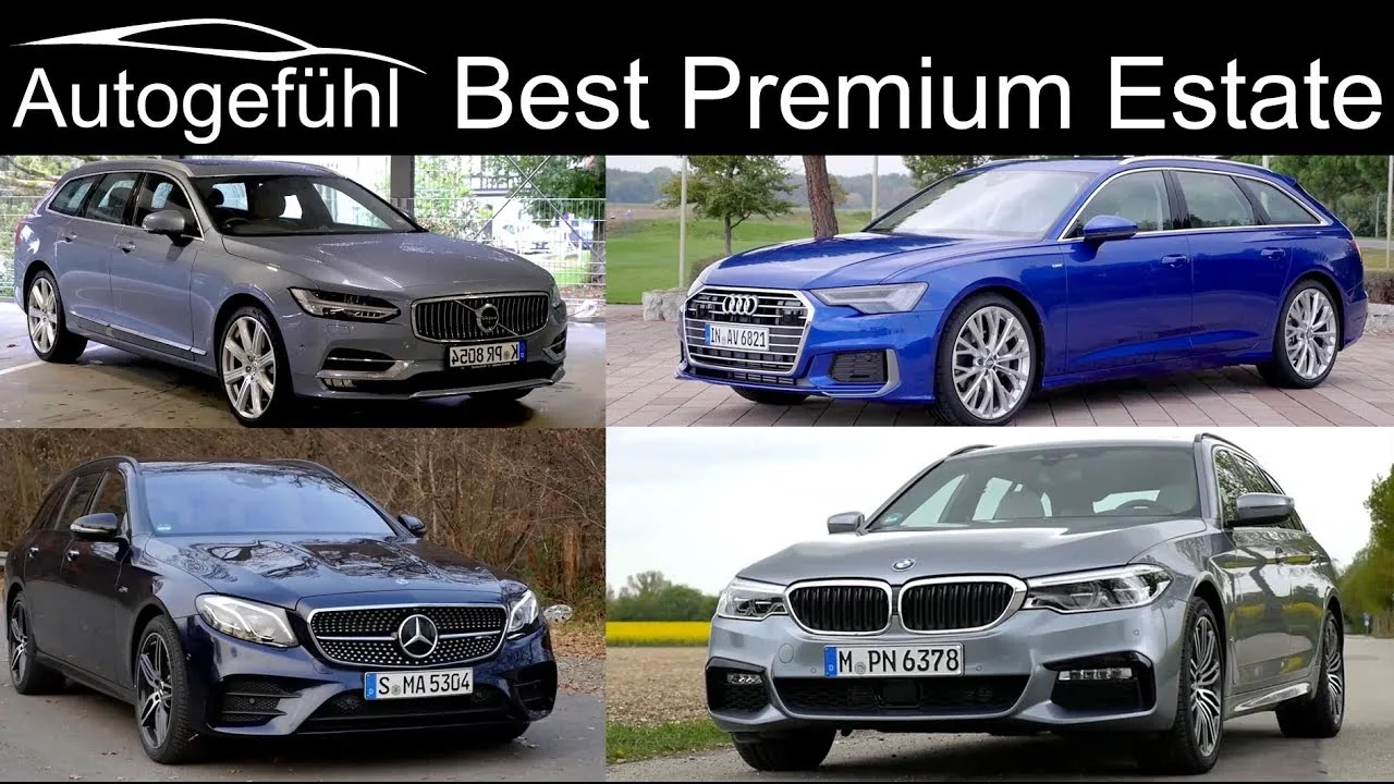Comparaison: Audi A6 Avant vs BMW 5-Series Touring vs Mercedes E-Class Estate vs Volvo V90
