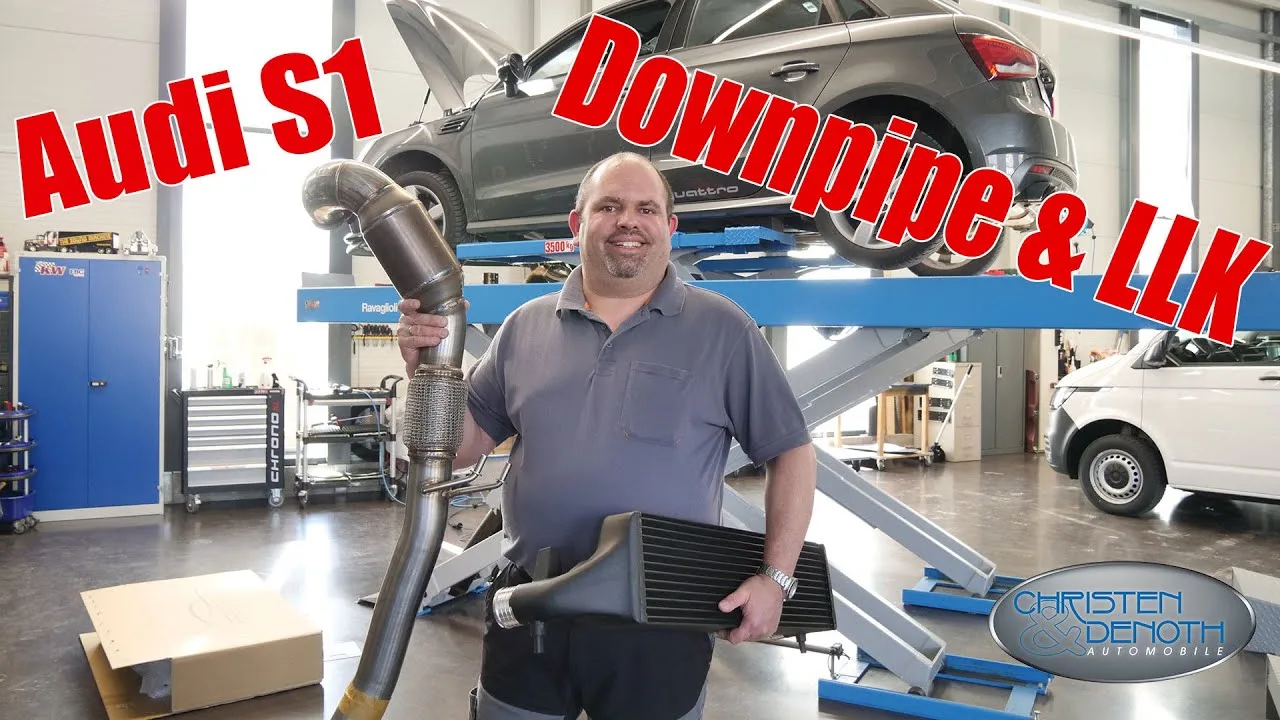 Audi S1 ​​​​Tuning // Downpipe + Mesure des performances // Christen & Denoth