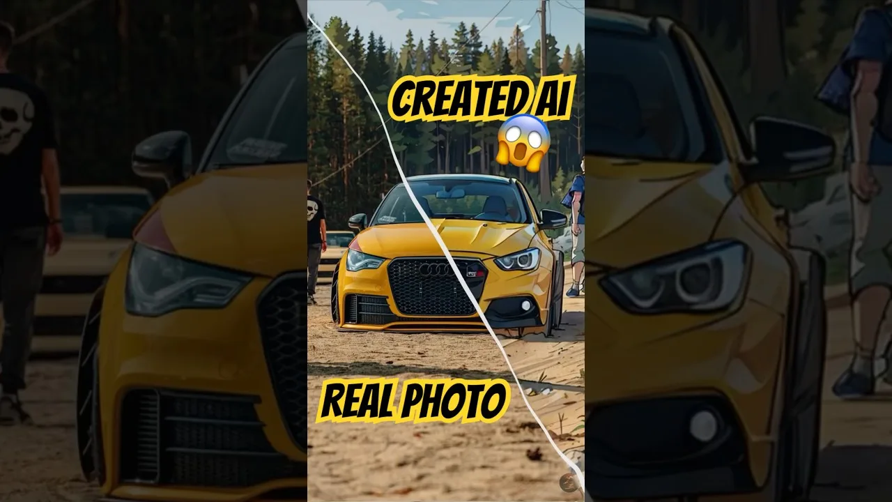 Audi A1 created by AI😱🤯