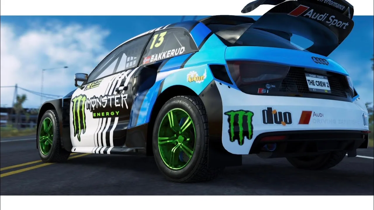 Rallycross🟠: Dominion Forsberg # 4, Whit Audi rs1🐬🦖 L’équipage 2 jeu PS5