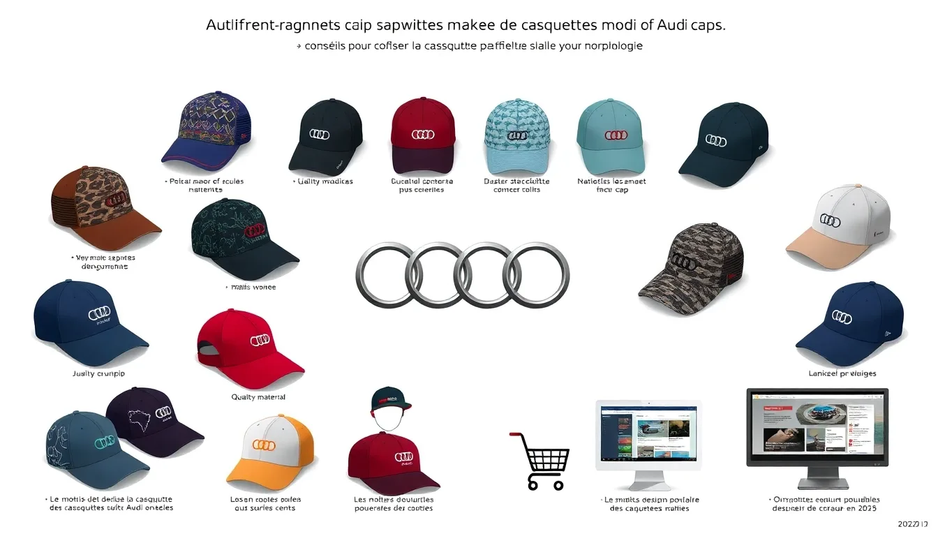 Découvrez notre sélection tendance de casquettes Audi : style et confort au rendez-vous