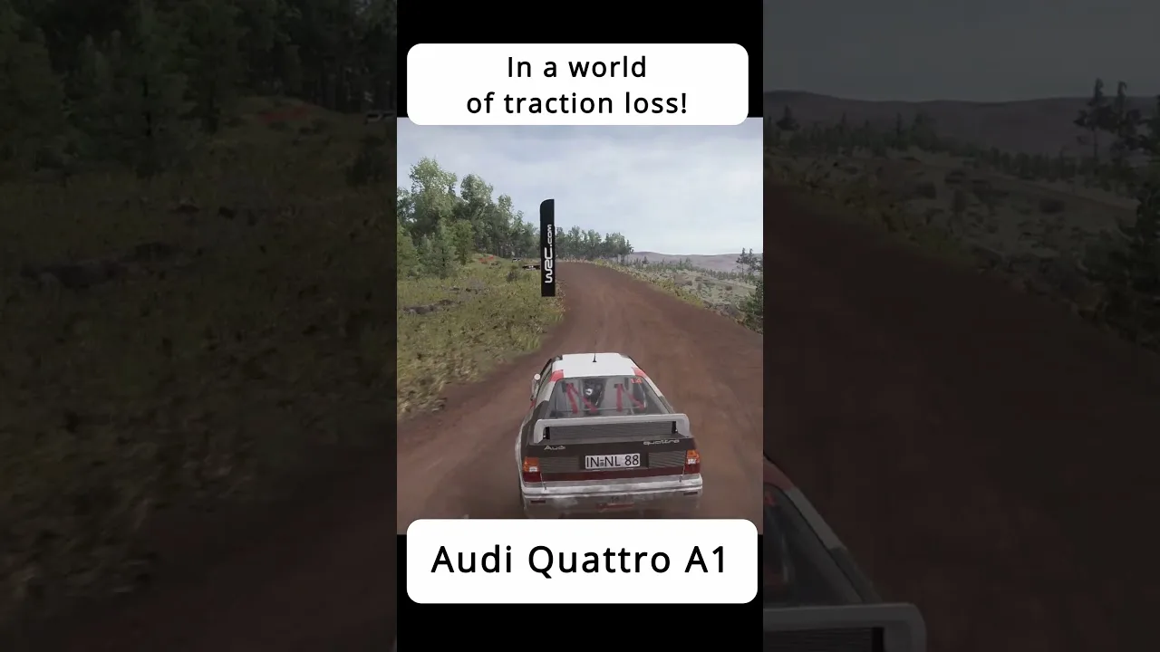 Dans un monde de perte de traction! – Audi Quattro A1 – WRC Generations Gameplay #shorts #short #wrc