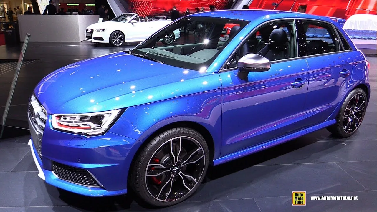 Audi S1 ​​Sportback 2.0 TFSI Quattro 2015 – Présentation extérieure et intérieure – Salon de l’Automobile de Genève 2015