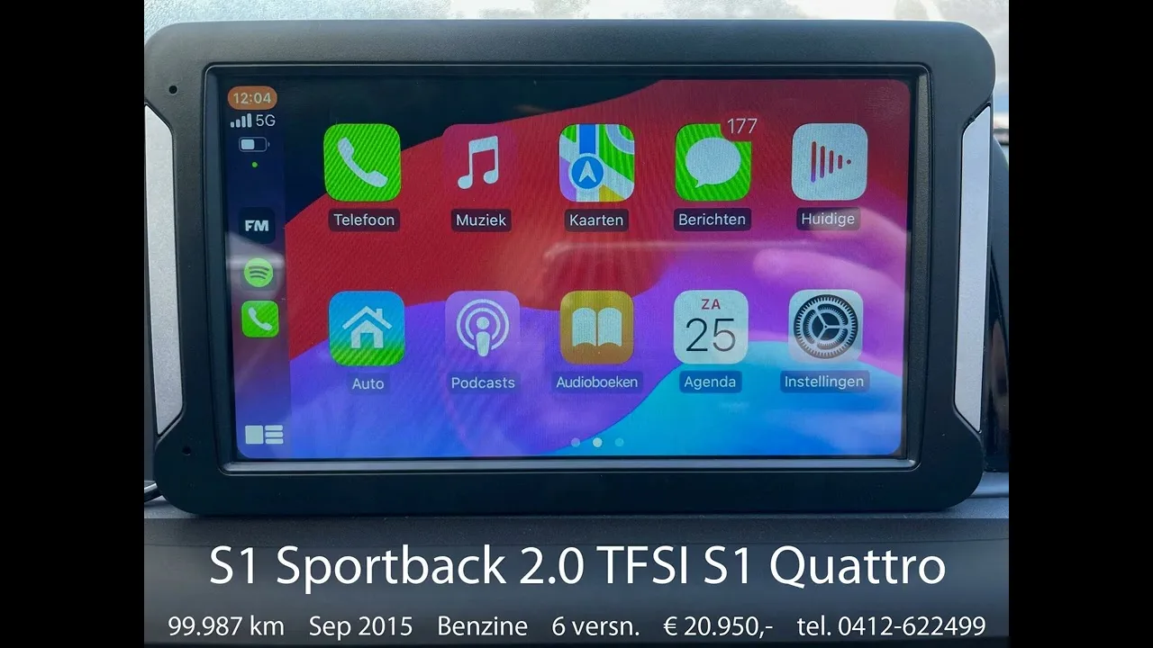 Audi S1 ​​Sportback 2.0 TFSI S1 Quattro Audi A1 Sportback 2.0 TFSI S1 Quattro / Apple Carplay / Chair Ref.