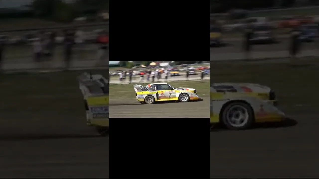 Walter Röhrl mit Audi S1/Olympia Rallye Revival 2022/Sandbahn Plattling