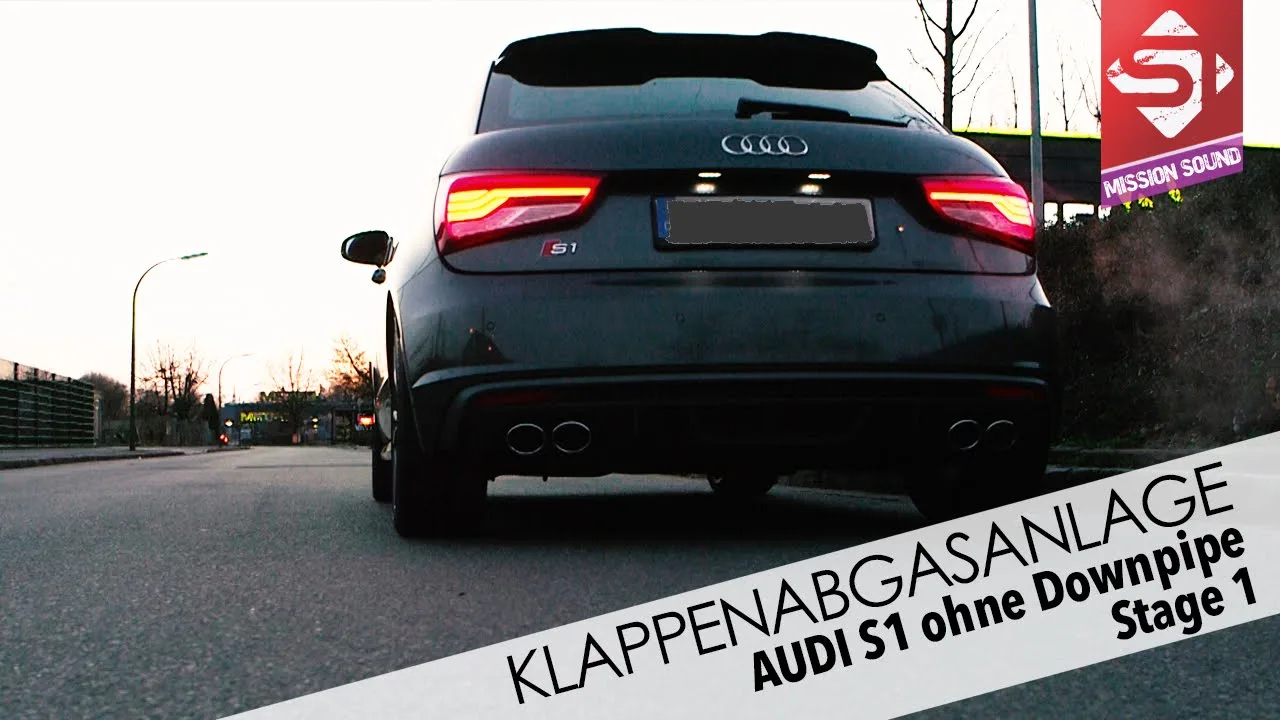 Audi S1 ​​​​- système d’échappement à clapets par Sidney Industries
