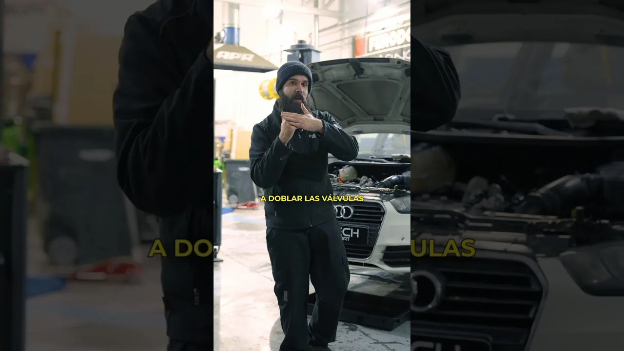 ¡SI NO CAMBIAS LA CADENA PUEDES DOBLAR VÁLVULAS! #tallermecanico #taller #mantenimiento #audi #a1