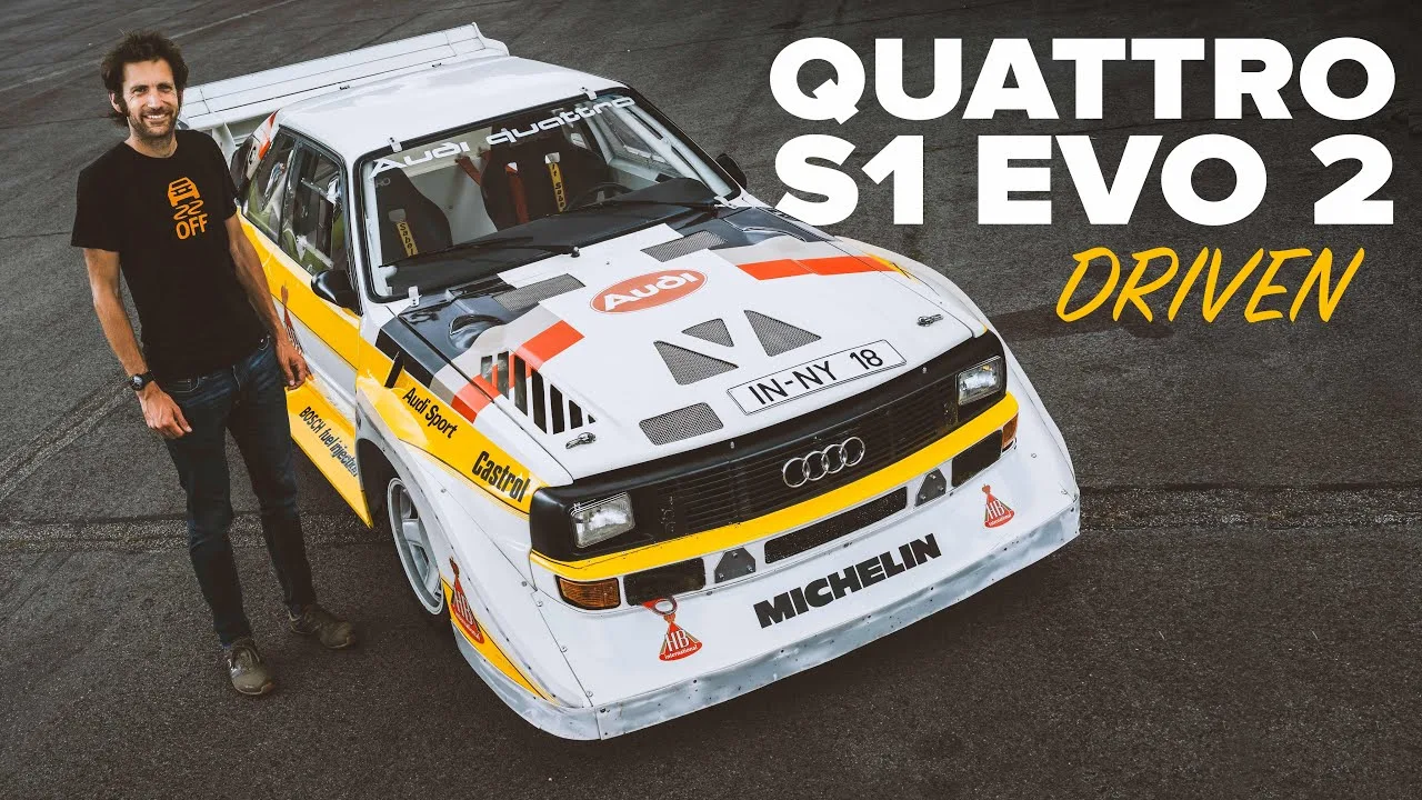 Audi Sport Quattro S1 Evolution 2 : nous conduisons la voiture de rallye du Groupe B la plus emblématique ! | Carfection 4K