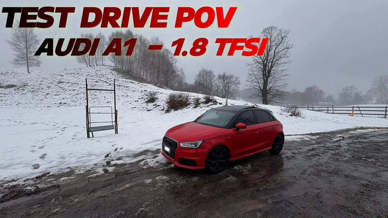 Test Drive – POV – Audi A1 1.8 TFSI 192CV – 4K – INSTA 360 ACE PRO 2