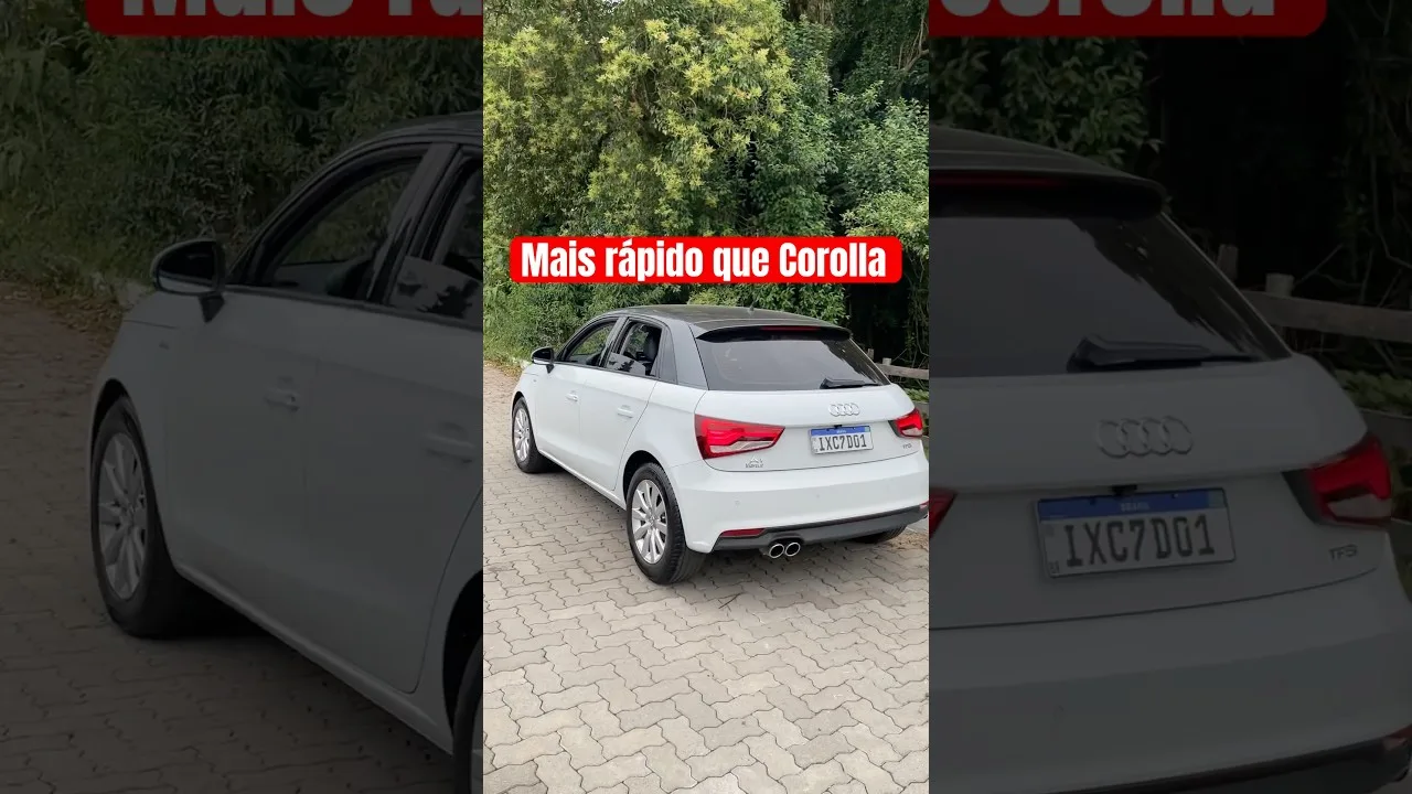 Mini cooper da Audi, Audi A1 1.4 turbo, mais rápido que Toyota Corolla
