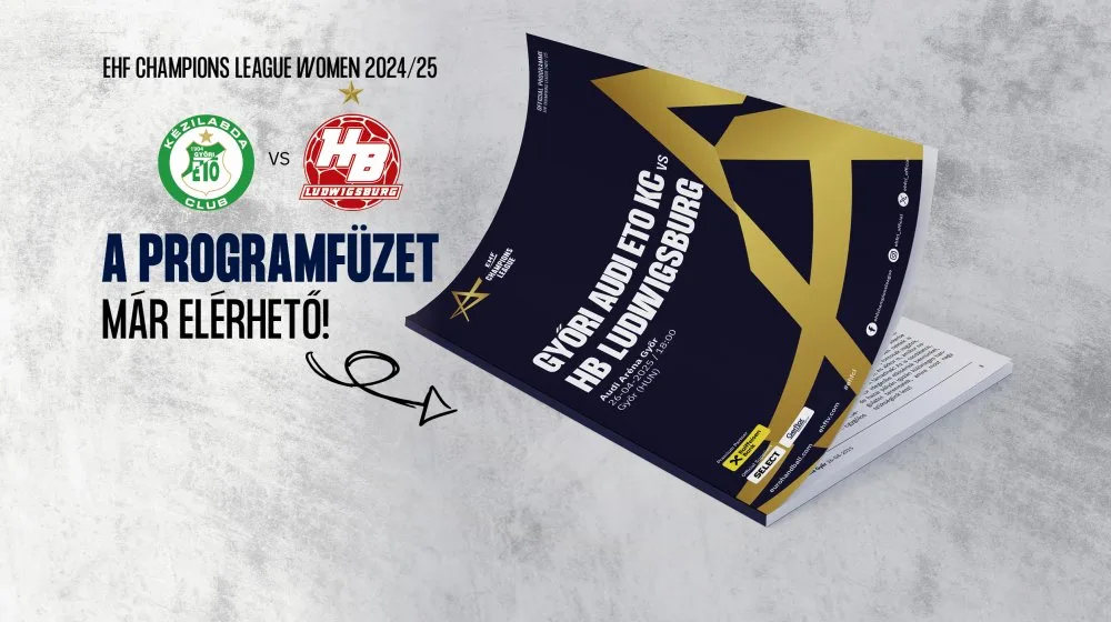 EHF Women’s Champions League, quarts de finale, revanche, livret de programme | Győri audi eto kc