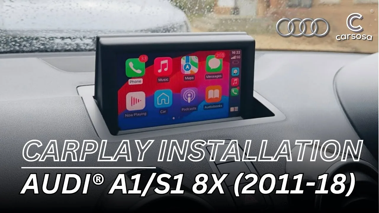 AUDI A1 – Installation de l’unité APPLE CARPLAY dans l’Audi A1 S1 8X (2011-2018)