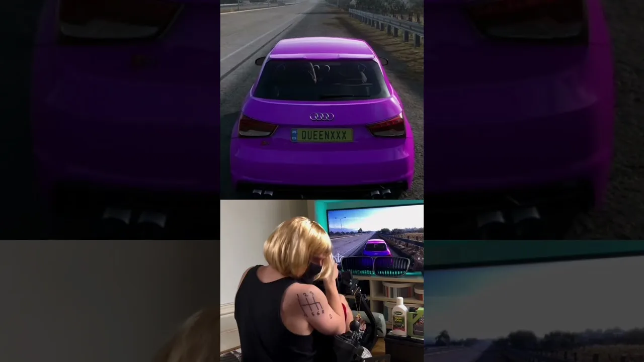 Audi S1 sound check and launch by girlfriend #cars #audi #s1 #launch #forzahorizon5