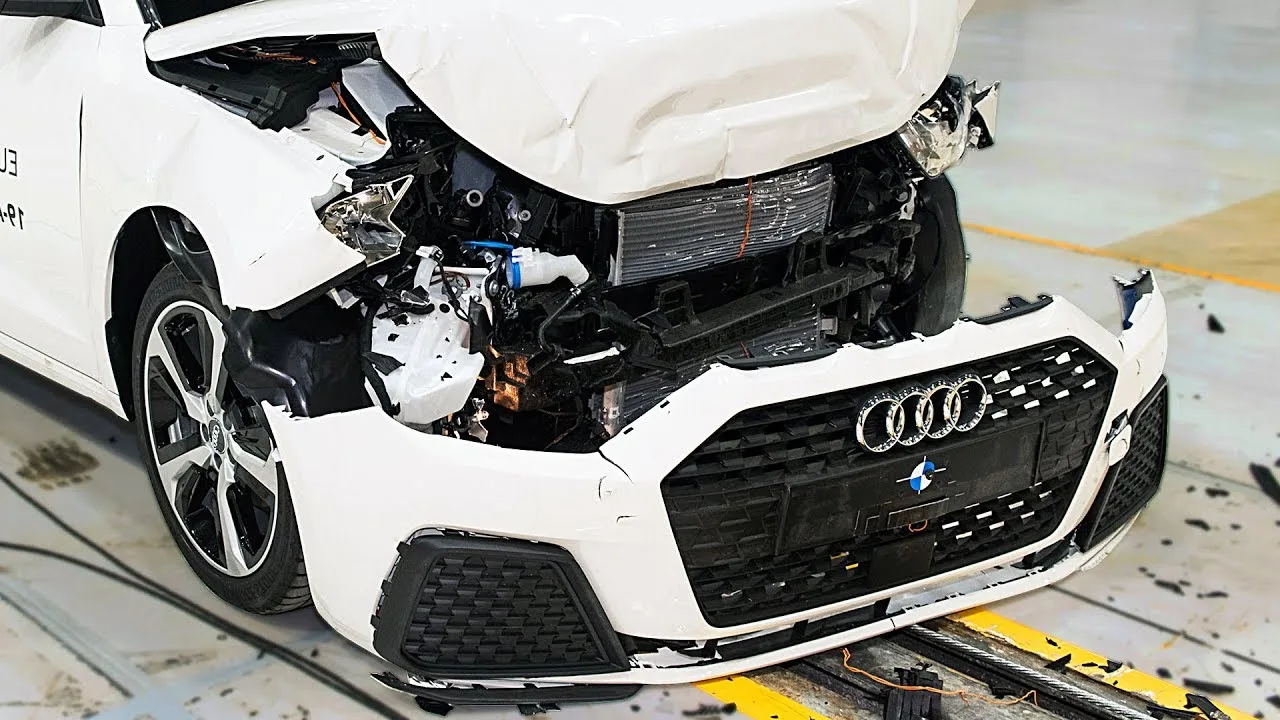 Test de collision de l’Audi A1