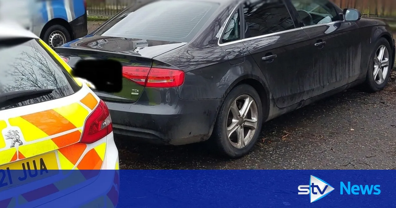 La police a volé Audi à Glasgow quatre mois après le vol pendant sa patrouille